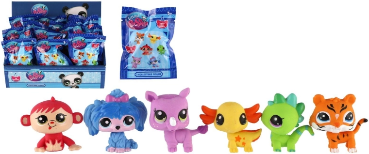 Littlest Pet Shop guma v tvare zvieratka s prekvapením - 1 kus