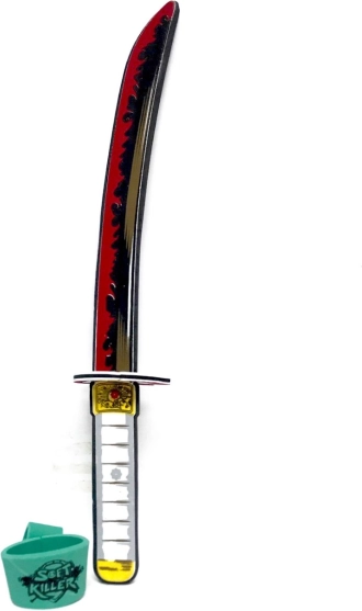 Penaový meč Červený Démon – bezpečný detský karnevalový doplnok