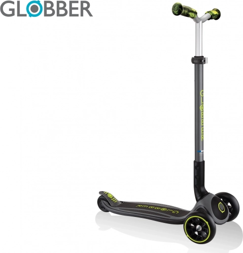 Detská kolobežka GLOBBER Master Prime Black Lime Green