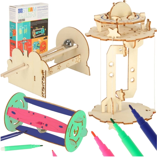 Vzdelávacia STEM sada pre deti – mechanika a gravitácia 3v1 DIY