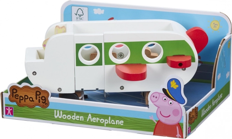 Drevené lietadlo PRASIATKO PEPPA