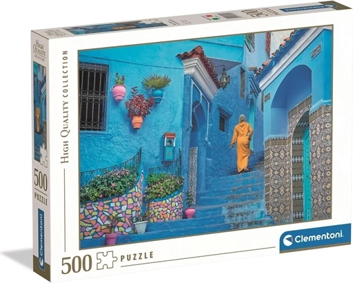Clementoni puzzle 500 dielikov – najkrajšia ulica Chefchaouenu