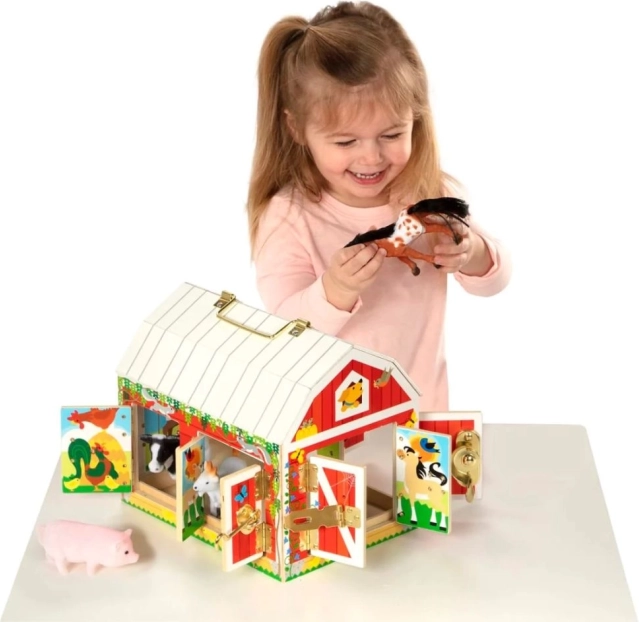 Hracia stodola so zámikmi a zvieratami