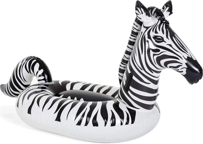 Nafukovacia matrac zebra s LED osvetlením