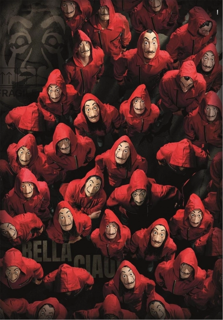 Puzzle 1000 dielikov Papierový dom Netflix