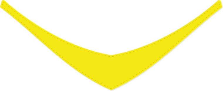 žltá šatka pre plyšové hračky