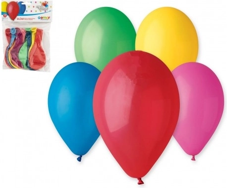 Nafukovacie balóniky 11" 12cm 10ks karnevalová sada