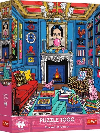 Trefl Puzzle Premium Plus The Art of Colour: Domáca galéria umenia 1000 dielikov