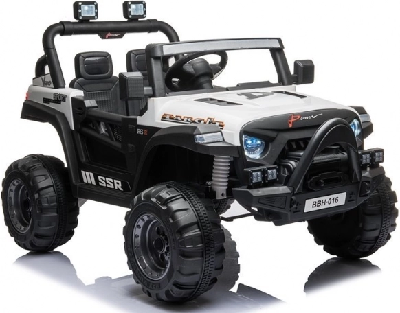 Elektrické detské auto biela