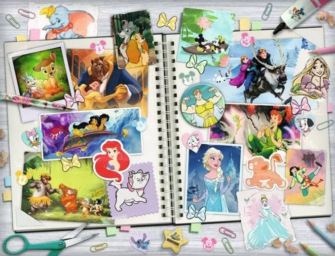 Ravensburger puzzle Disney scrapbook 2000 dielikov