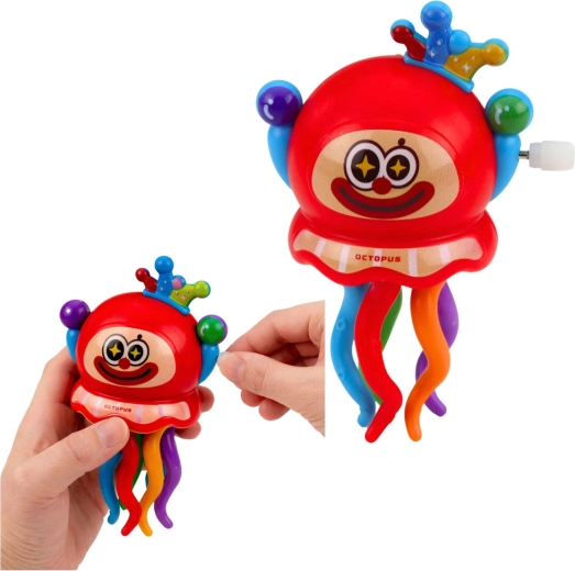 Farebná šou s hýbajúcimi sa chápadlami