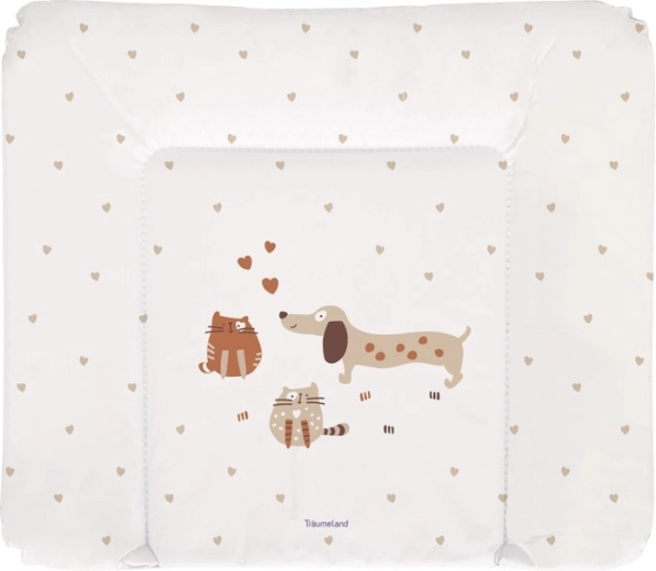 Träumeland prebaľovacia podložka Cats&Dogs 75 × 85 cm
