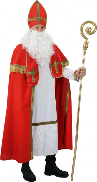 Kostým sv. Mikuláša pre dospelých so šerpou EKO