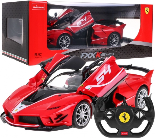 Diaľkovo ovládané auto Ferrari FXX K Evo 1:14, červené