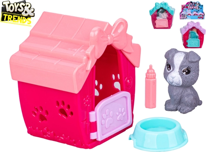 Psík s búdou a doplnkami Toys&Trends
