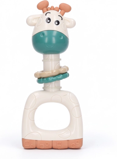 Pískacie hrkálka žirafa 16 cm
