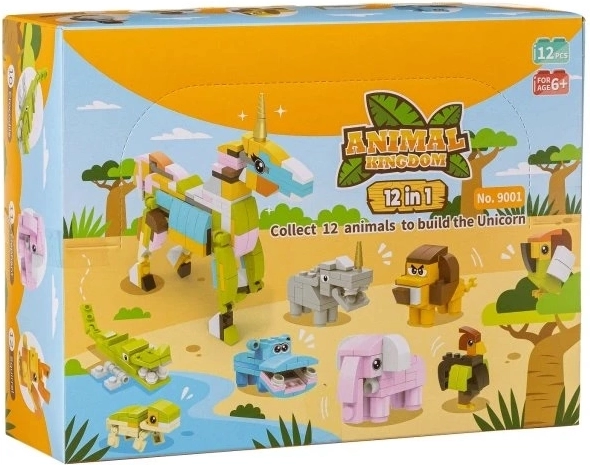Stavebnica Animal Kingdom 12 v 1