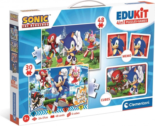Clementoni Súbor hier Sonic 4 v 1