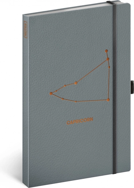 Notes NOTIQUE Zverokruh Kozorožec, linajkovaný 13 × 21 cm