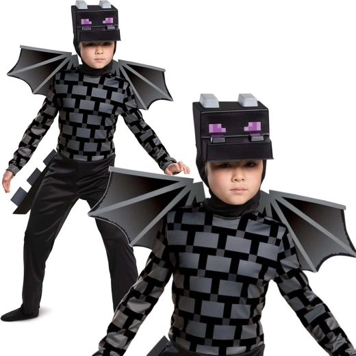 Detský kostým Minecraft Ender Dragon pre 4–6 rokov
