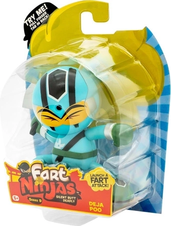 Zberateľská figúrka Deja Poo zo série Fart Ninjas