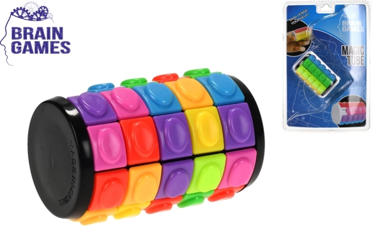 Hlavolamový valec Brain Games 6,5 cm