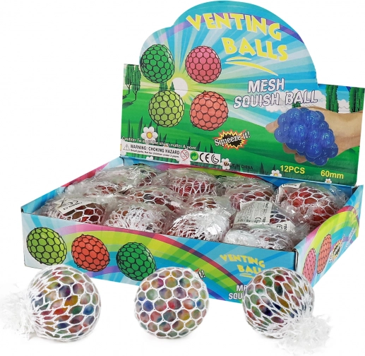 Antistresová guľôčka s guľôčkovou výplňou