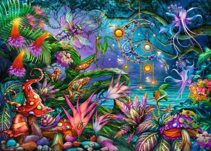 Puzzle Farebná fantázia 1000 dielikov Ravensburger