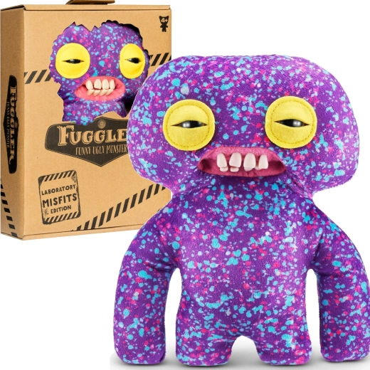Plyšové monštrum Fuggler Squidge fialové 22 cm