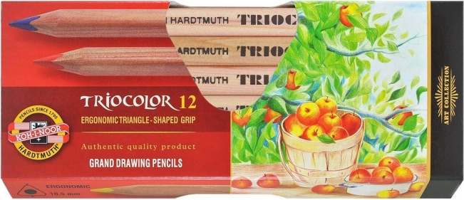 Trojhranné pastelky Triocolor 12 ks KOH-I-NOOR