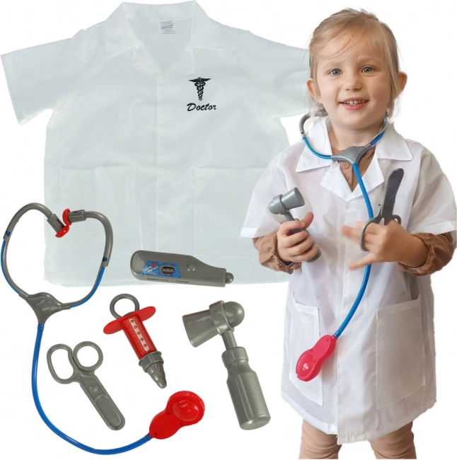Kostým detský doktor s príslušenstvom 3–8 rokov