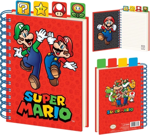 Super Mario špirálový blok A5 s oddeľovačmi