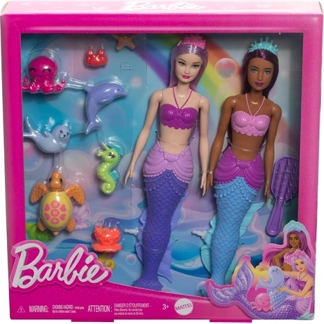 Barbie Dreamtopia herná súprava s 2 bábikami a zvieratkami
