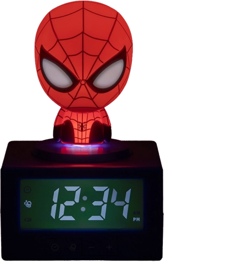 Nočné svetlo v tvare hlavy Spider-Mana