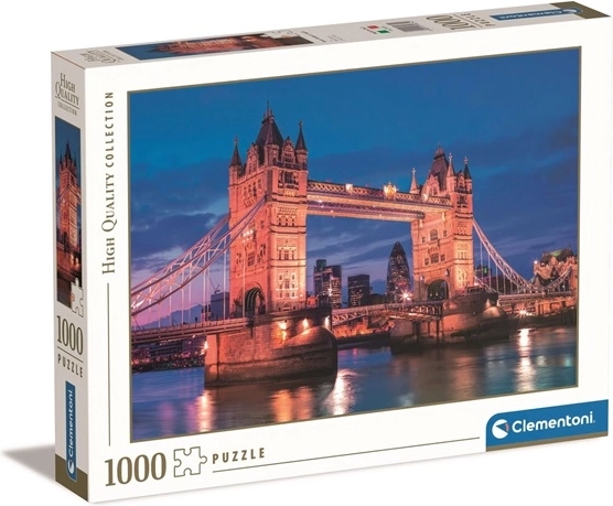 Puzzle Clementoni 1000 dielikov Tower Bridge v noci