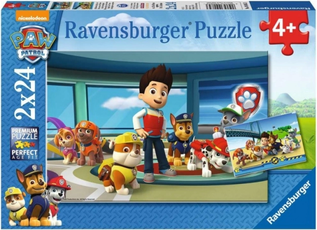 Ravensburger puzzle Paw Patrol 2×24 dielikov