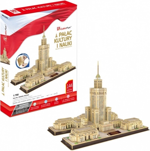 3D puzzle CUBICFUN Palác kultúry a vedy, 144 dielikov
