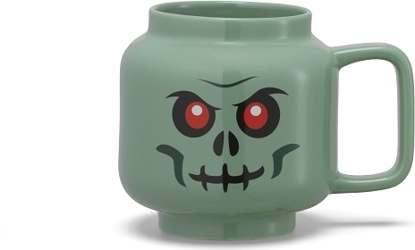 LEGO keramický hrnček zelená kostra 530 ml