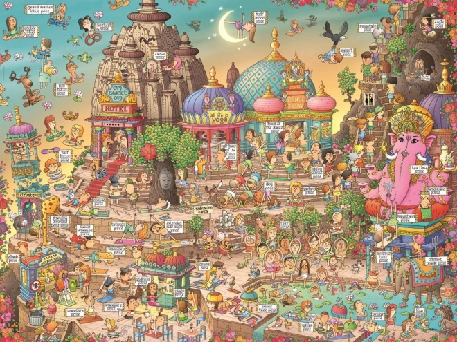 Puzzle Krajina jogy 1500 dielikov HEYE