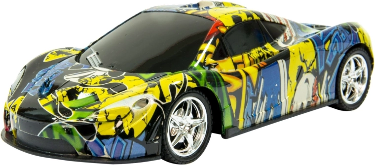 Športové RC auto s graffiti dizajnom - 1 kus