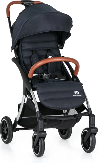 Športový kočík PETITE&MARS Cross Anthracite Blue – ľahký, samoskladací a kompaktný