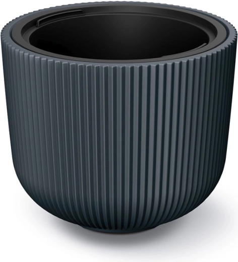 Kvetináč s vložkou Milly 39 cm antracit