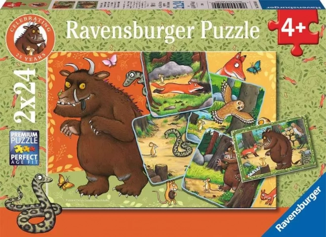 Puzzle Gruffalo 2x24 dielikov od Ravensburger