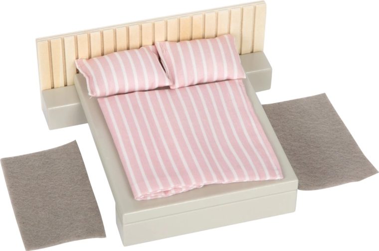 Útulná spálňa s textilnou posteľnou bielizňou