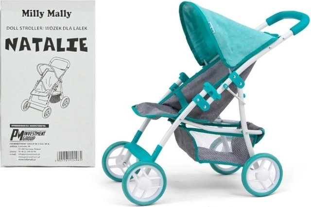 Kočík pre bábiky Milly Mally Natalie Prestige Mint