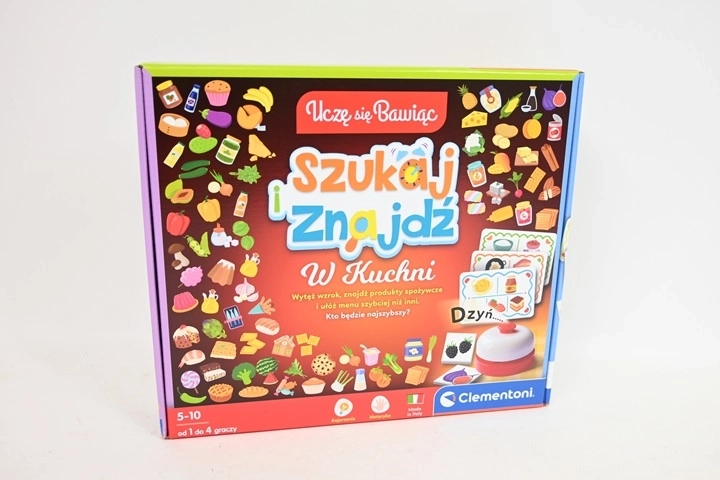 Clementoni Učím sa hrou: Pozri sa a nájdi – jedlo