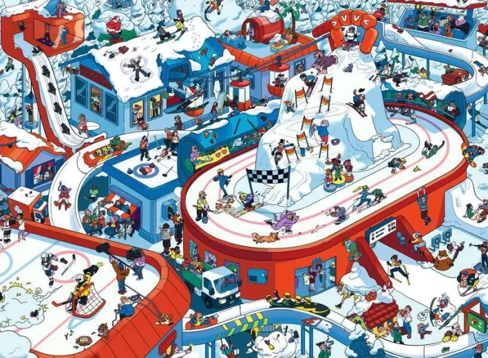 Ravensburger puzzle Zimná ríša divov XXL 200 dielikov