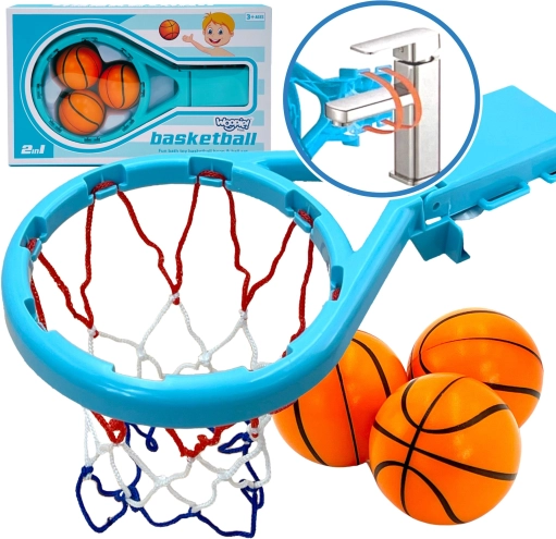 woopie kúpace basketbal so sadou loptičiek 2v1