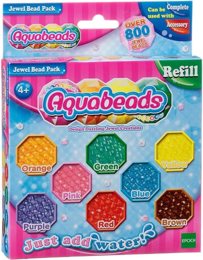 Aquabeads diamantové koráliky – doplnková sada 800 ks