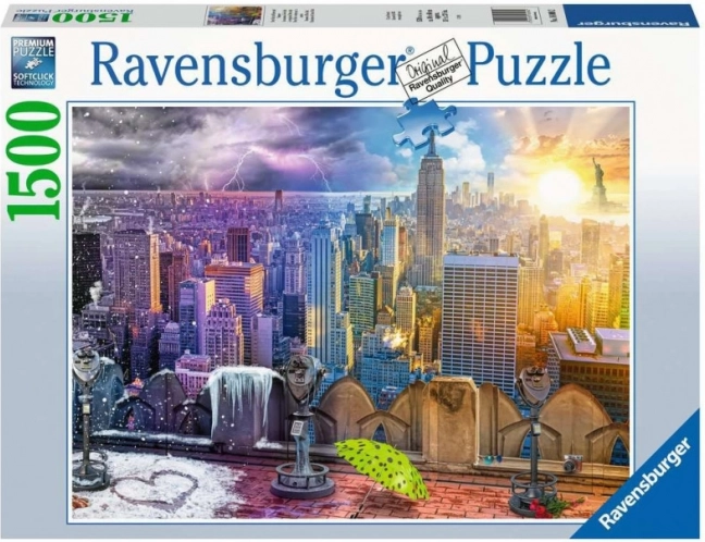 Ravensburger puzzle Sezóny New Yorku 1500 dielikov